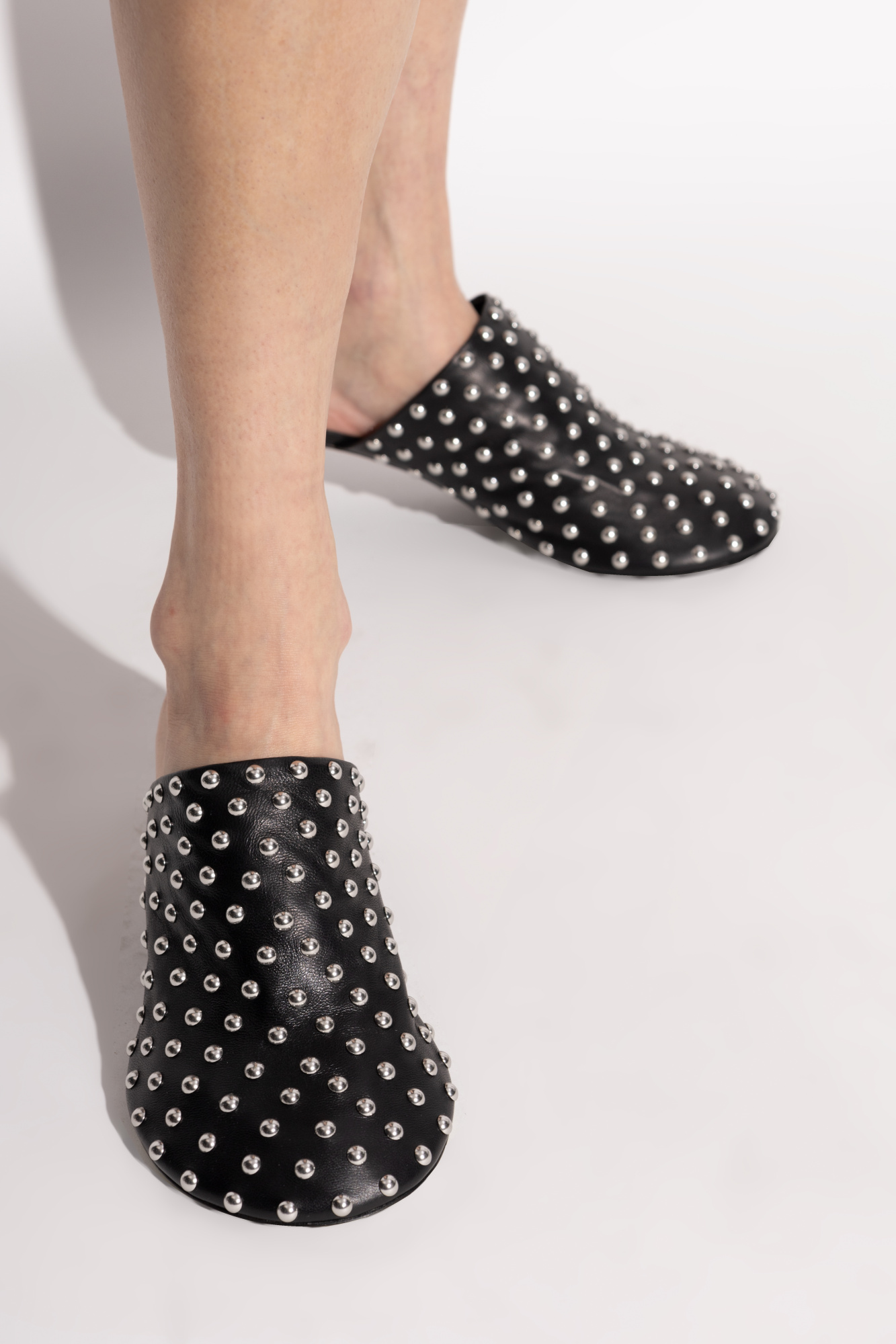 JIL SANDER Leather heeled mules | Women's Shoes | Vitkac
